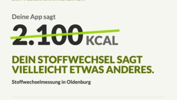 Stoffwechselmessung Oldenburg: Kalorienbedarf messen statt schätzen