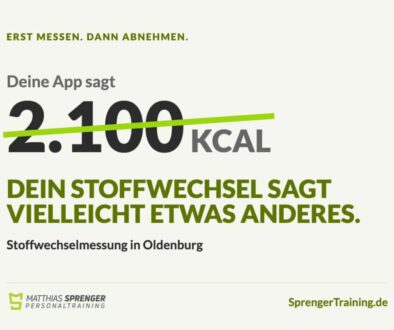 Stoffwechselmessung Oldenburg: Kalorienbedarf messen statt schätzen